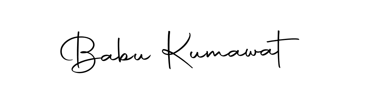 Create a beautiful signature design for name Babu Kumawat. With this signature (Autography-DOLnW) fonts, you can make a handwritten signature for free. Babu Kumawat signature style 10 images and pictures png