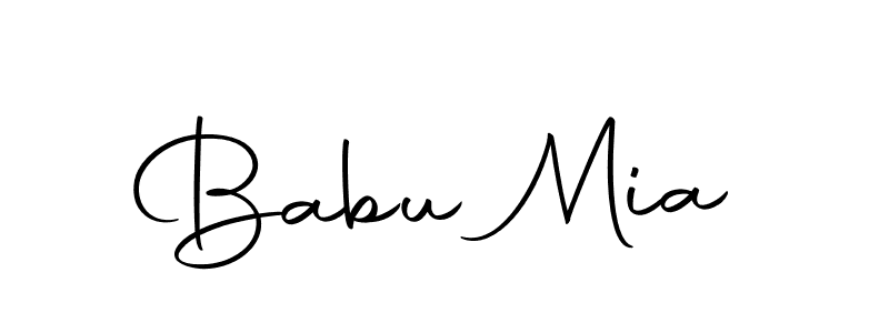 You can use this online signature creator to create a handwritten signature for the name Babu Mia. This is the best online autograph maker. Babu Mia signature style 10 images and pictures png