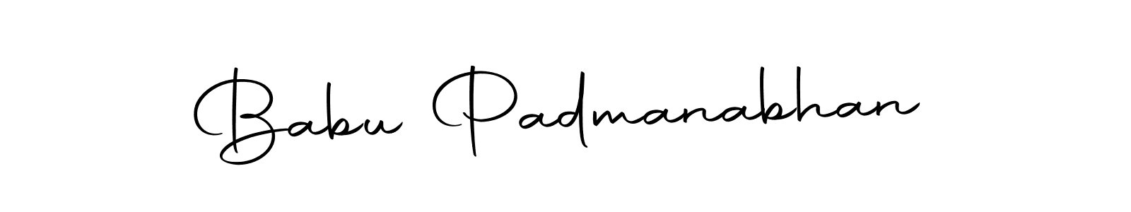 Make a beautiful signature design for name Babu Padmanabhan. With this signature (Autography-DOLnW) style, you can create a handwritten signature for free. Babu Padmanabhan signature style 10 images and pictures png