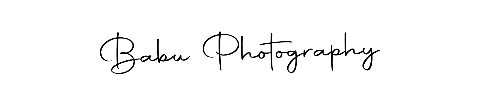 Use a signature maker to create a handwritten signature online. With this signature software, you can design (Autography-DOLnW) your own signature for name Babu Photography. Babu Photography signature style 10 images and pictures png