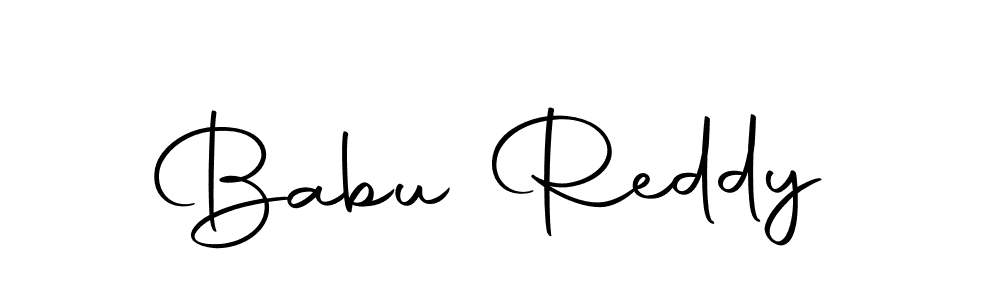 Create a beautiful signature design for name Babu Reddy. With this signature (Autography-DOLnW) fonts, you can make a handwritten signature for free. Babu Reddy signature style 10 images and pictures png