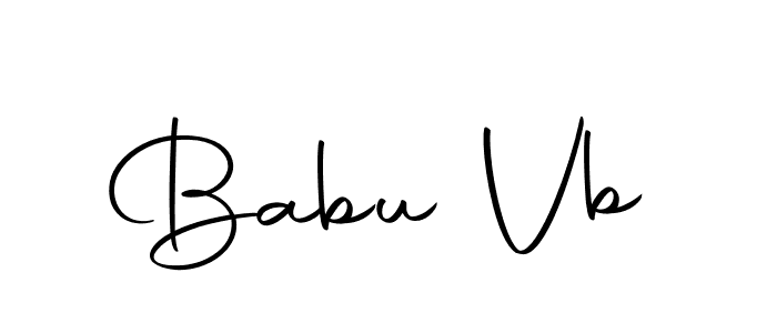 Also we have Babu Vb name is the best signature style. Create professional handwritten signature collection using Autography-DOLnW autograph style. Babu Vb signature style 10 images and pictures png