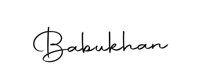 Make a beautiful signature design for name Babukhan. With this signature (Autography-DOLnW) style, you can create a handwritten signature for free. Babukhan signature style 10 images and pictures png