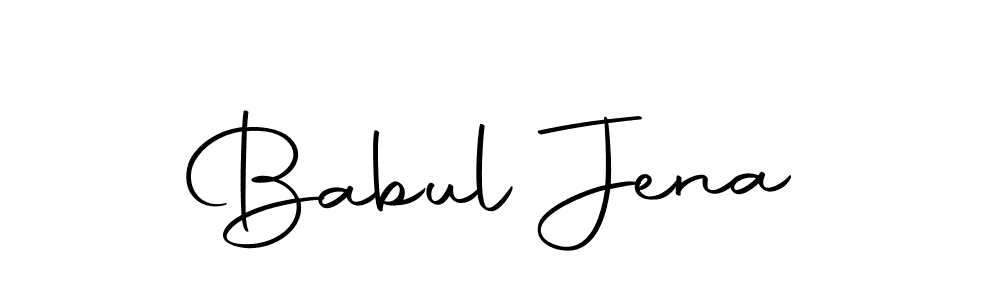Babul Jena stylish signature style. Best Handwritten Sign (Autography-DOLnW) for my name. Handwritten Signature Collection Ideas for my name Babul Jena. Babul Jena signature style 10 images and pictures png