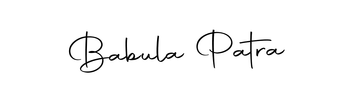 The best way (Autography-DOLnW) to make a short signature is to pick only two or three words in your name. The name Babula Patra include a total of six letters. For converting this name. Babula Patra signature style 10 images and pictures png