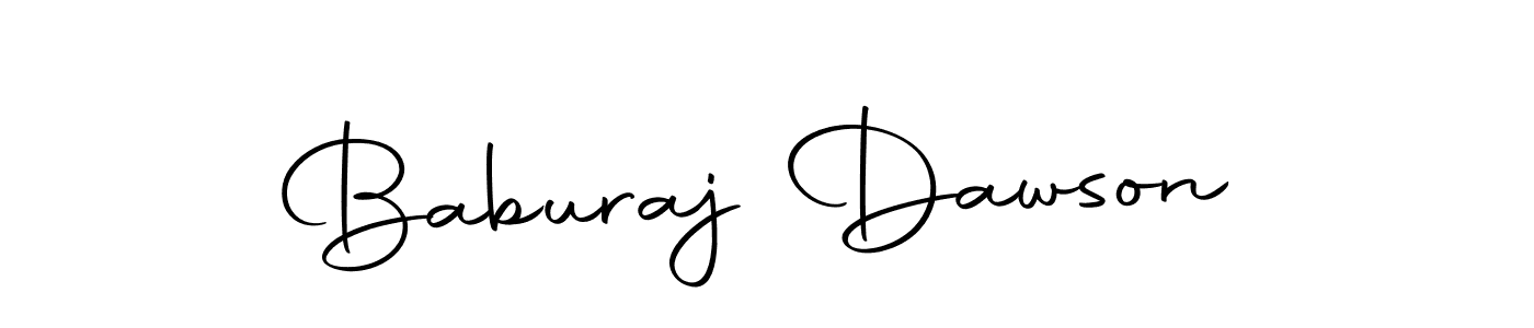 How to make Baburaj Dawson signature? Autography-DOLnW is a professional autograph style. Create handwritten signature for Baburaj Dawson name. Baburaj Dawson signature style 10 images and pictures png