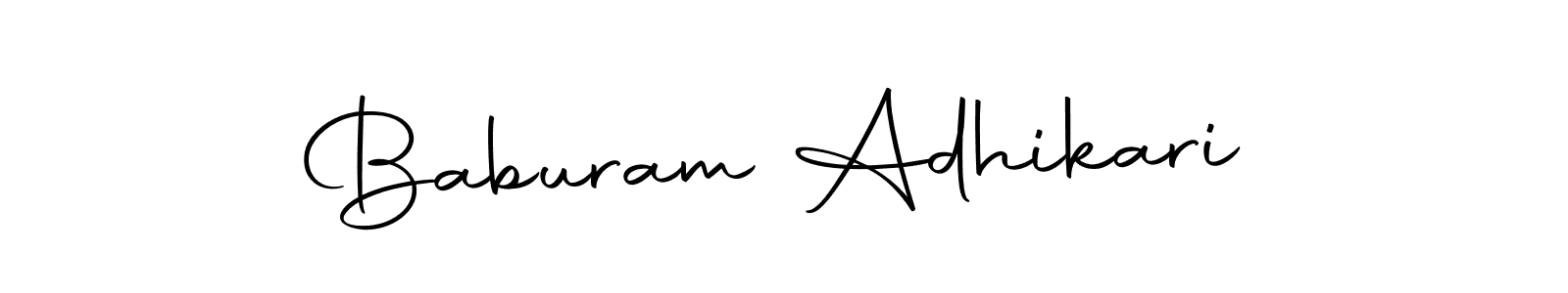 Baburam Adhikari stylish signature style. Best Handwritten Sign (Autography-DOLnW) for my name. Handwritten Signature Collection Ideas for my name Baburam Adhikari. Baburam Adhikari signature style 10 images and pictures png