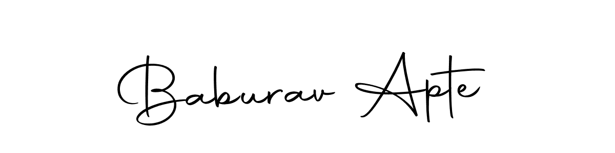 Make a beautiful signature design for name Baburav Apte. Use this online signature maker to create a handwritten signature for free. Baburav Apte signature style 10 images and pictures png