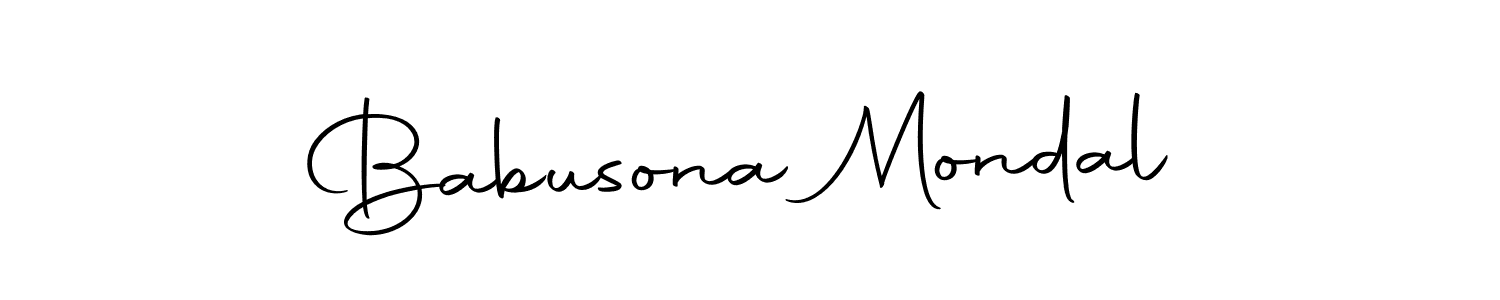 Make a beautiful signature design for name Babusona Mondal. With this signature (Autography-DOLnW) style, you can create a handwritten signature for free. Babusona Mondal signature style 10 images and pictures png