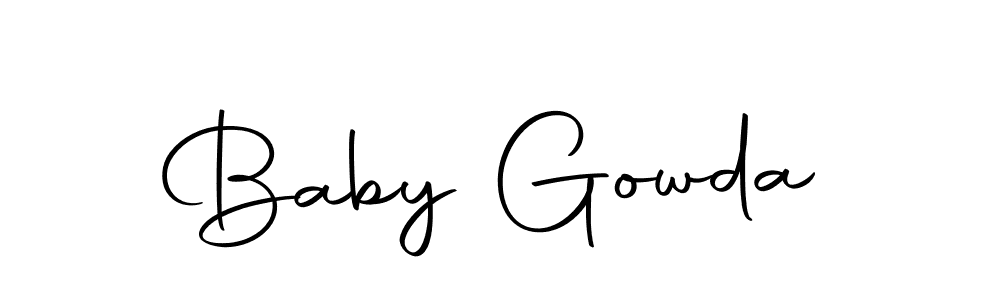 It looks lik you need a new signature style for name Baby Gowda. Design unique handwritten (Autography-DOLnW) signature with our free signature maker in just a few clicks. Baby Gowda signature style 10 images and pictures png