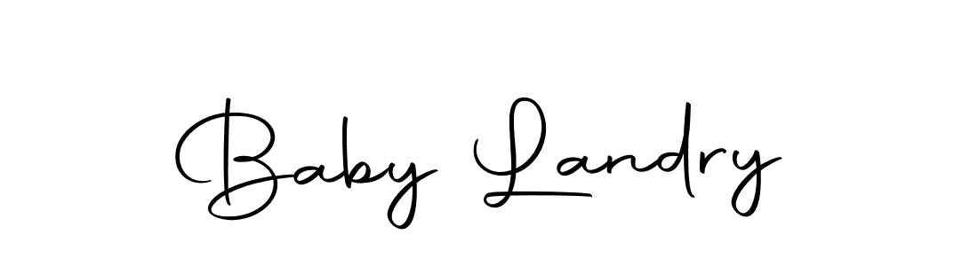 Make a beautiful signature design for name Baby Landry. With this signature (Autography-DOLnW) style, you can create a handwritten signature for free. Baby Landry signature style 10 images and pictures png