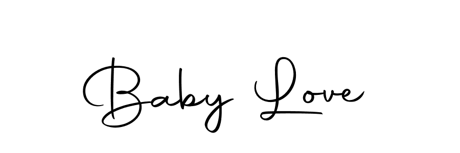 Design your own signature with our free online signature maker. With this signature software, you can create a handwritten (Autography-DOLnW) signature for name Baby Love. Baby Love signature style 10 images and pictures png
