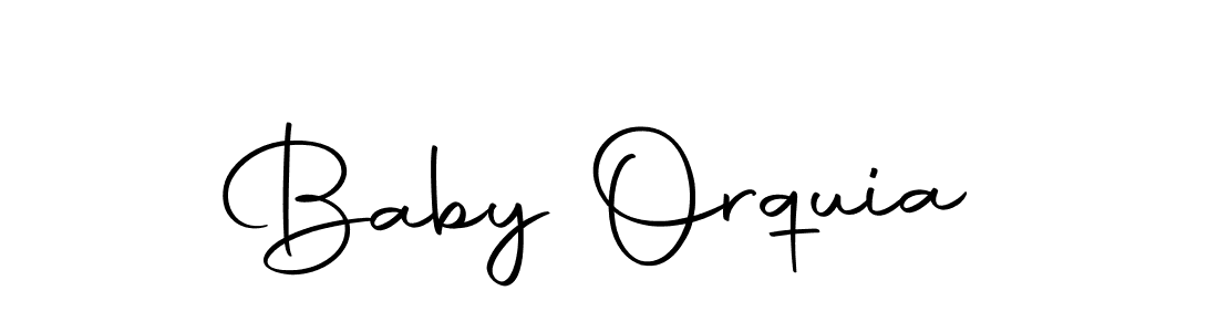 Baby Orquia stylish signature style. Best Handwritten Sign (Autography-DOLnW) for my name. Handwritten Signature Collection Ideas for my name Baby Orquia. Baby Orquia signature style 10 images and pictures png