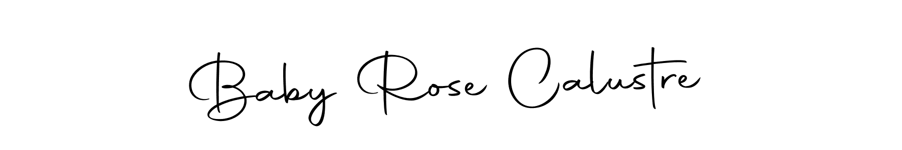 Use a signature maker to create a handwritten signature online. With this signature software, you can design (Autography-DOLnW) your own signature for name Baby Rose Calustre. Baby Rose Calustre signature style 10 images and pictures png