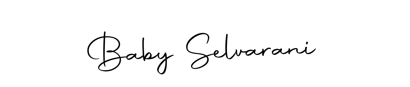 Autography-DOLnW is a professional signature style that is perfect for those who want to add a touch of class to their signature. It is also a great choice for those who want to make their signature more unique. Get Baby Selvarani name to fancy signature for free. Baby Selvarani signature style 10 images and pictures png