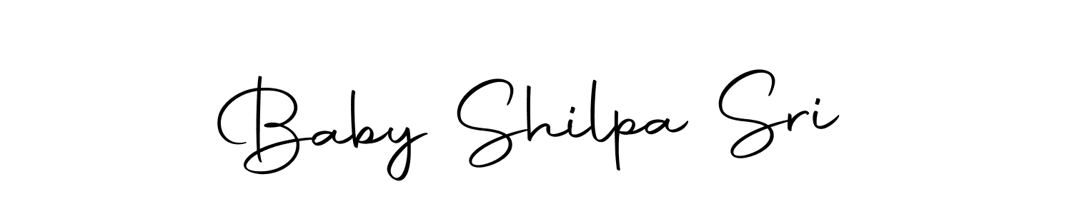 Use a signature maker to create a handwritten signature online. With this signature software, you can design (Autography-DOLnW) your own signature for name Baby Shilpa Sri. Baby Shilpa Sri signature style 10 images and pictures png