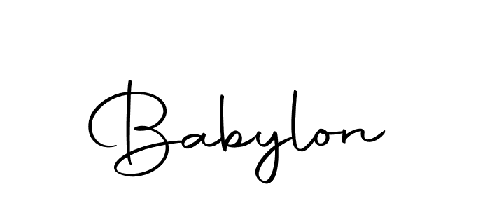 Babylon stylish signature style. Best Handwritten Sign (Autography-DOLnW) for my name. Handwritten Signature Collection Ideas for my name Babylon. Babylon signature style 10 images and pictures png