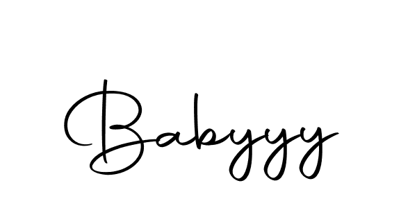 You can use this online signature creator to create a handwritten signature for the name Babyyy. This is the best online autograph maker. Babyyy signature style 10 images and pictures png