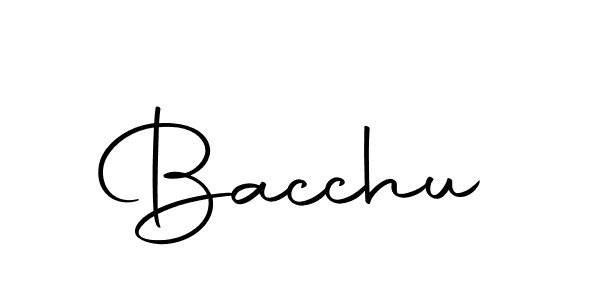 Make a beautiful signature design for name Bacchu. With this signature (Autography-DOLnW) style, you can create a handwritten signature for free. Bacchu signature style 10 images and pictures png