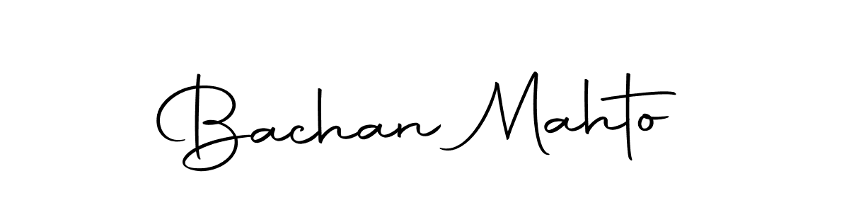 How to make Bachan Mahto signature? Autography-DOLnW is a professional autograph style. Create handwritten signature for Bachan Mahto name. Bachan Mahto signature style 10 images and pictures png