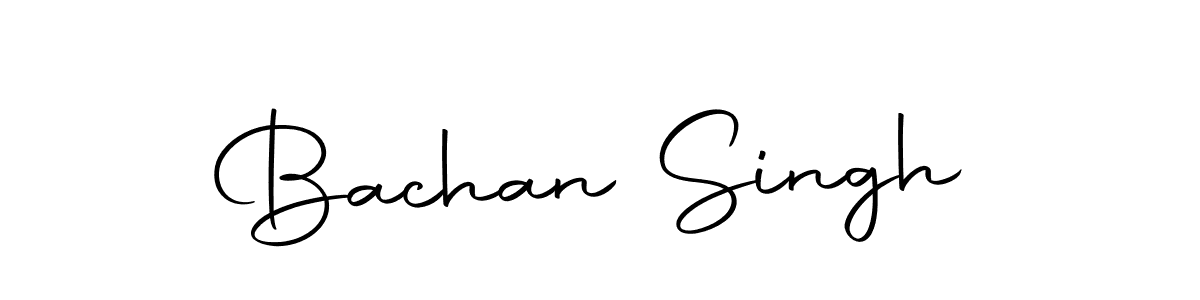 Design your own signature with our free online signature maker. With this signature software, you can create a handwritten (Autography-DOLnW) signature for name Bachan Singh. Bachan Singh signature style 10 images and pictures png