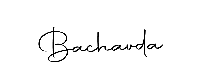 Use a signature maker to create a handwritten signature online. With this signature software, you can design (Autography-DOLnW) your own signature for name Bachavda. Bachavda signature style 10 images and pictures png