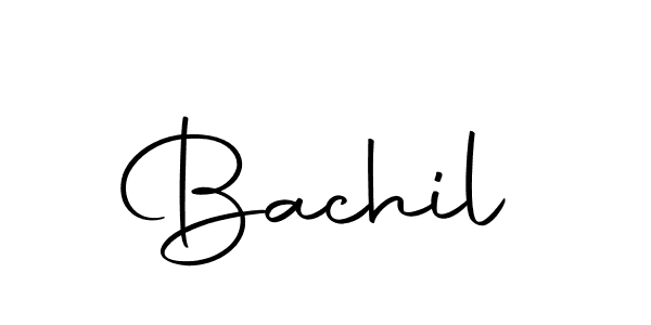 Create a beautiful signature design for name Bachil. With this signature (Autography-DOLnW) fonts, you can make a handwritten signature for free. Bachil signature style 10 images and pictures png