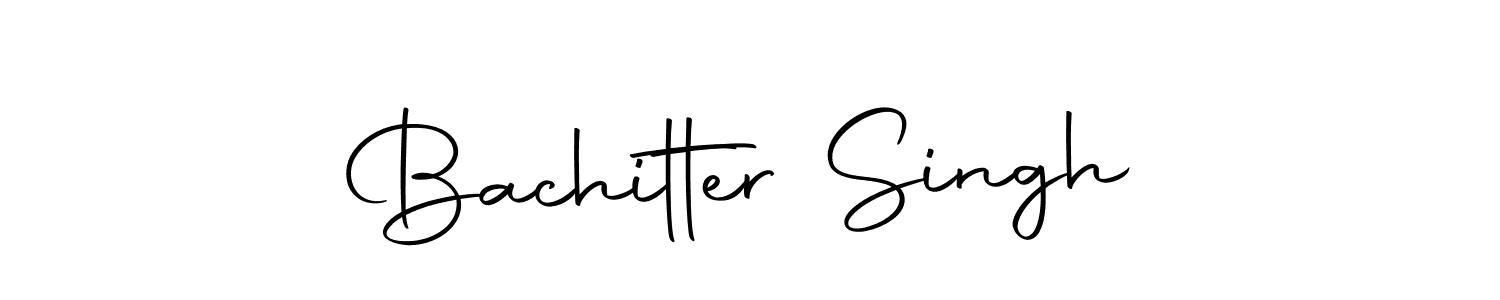 You can use this online signature creator to create a handwritten signature for the name Bachitter Singh. This is the best online autograph maker. Bachitter Singh signature style 10 images and pictures png