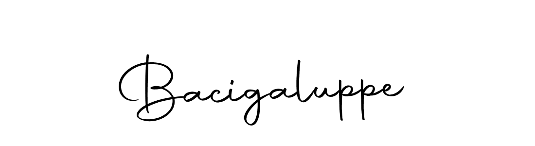 Bacigaluppe stylish signature style. Best Handwritten Sign (Autography-DOLnW) for my name. Handwritten Signature Collection Ideas for my name Bacigaluppe. Bacigaluppe signature style 10 images and pictures png