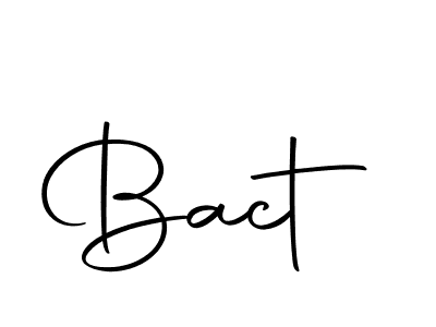 How to make Bact name signature. Use Autography-DOLnW style for creating short signs online. This is the latest handwritten sign. Bact signature style 10 images and pictures png