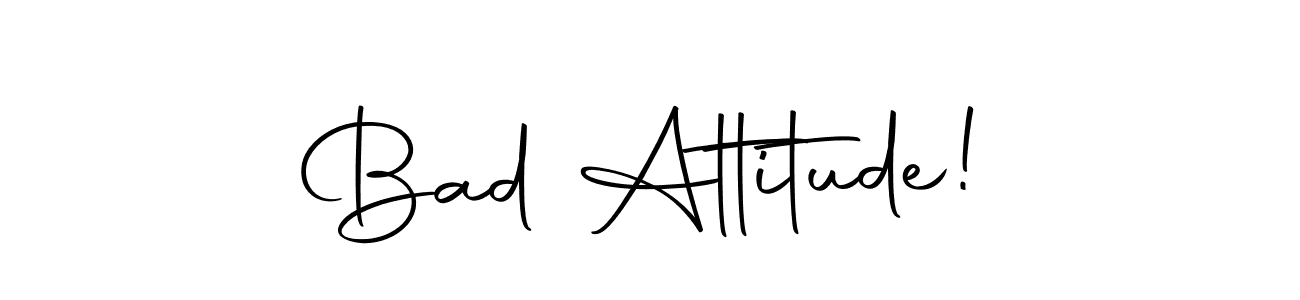 Autography-DOLnW is a professional signature style that is perfect for those who want to add a touch of class to their signature. It is also a great choice for those who want to make their signature more unique. Get Bad Attitude! name to fancy signature for free. Bad Attitude! signature style 10 images and pictures png