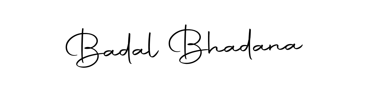 Badal Bhadana stylish signature style. Best Handwritten Sign (Autography-DOLnW) for my name. Handwritten Signature Collection Ideas for my name Badal Bhadana. Badal Bhadana signature style 10 images and pictures png