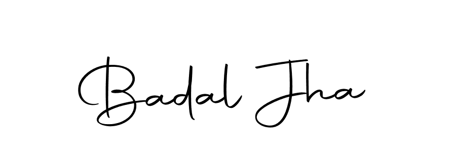 You should practise on your own different ways (Autography-DOLnW) to write your name (Badal Jha) in signature. don't let someone else do it for you. Badal Jha signature style 10 images and pictures png