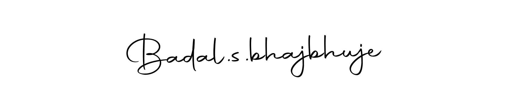 Make a beautiful signature design for name Badal.s.bhajbhuje. With this signature (Autography-DOLnW) style, you can create a handwritten signature for free. Badal.s.bhajbhuje signature style 10 images and pictures png