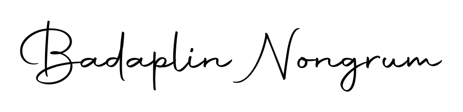 Use a signature maker to create a handwritten signature online. With this signature software, you can design (Autography-DOLnW) your own signature for name Badaplin Nongrum. Badaplin Nongrum signature style 10 images and pictures png