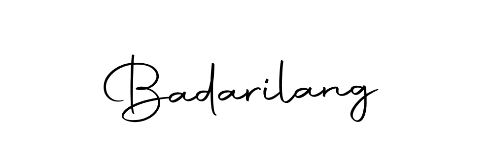 Make a beautiful signature design for name Badarilang. With this signature (Autography-DOLnW) style, you can create a handwritten signature for free. Badarilang signature style 10 images and pictures png