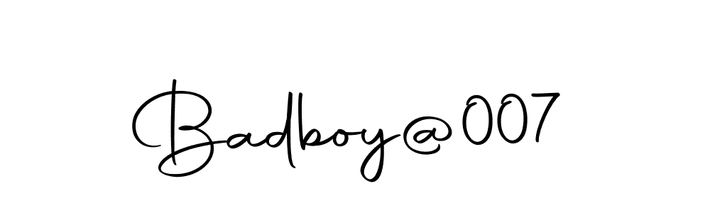 You can use this online signature creator to create a handwritten signature for the name Badboy@007. This is the best online autograph maker. Badboy@007 signature style 10 images and pictures png