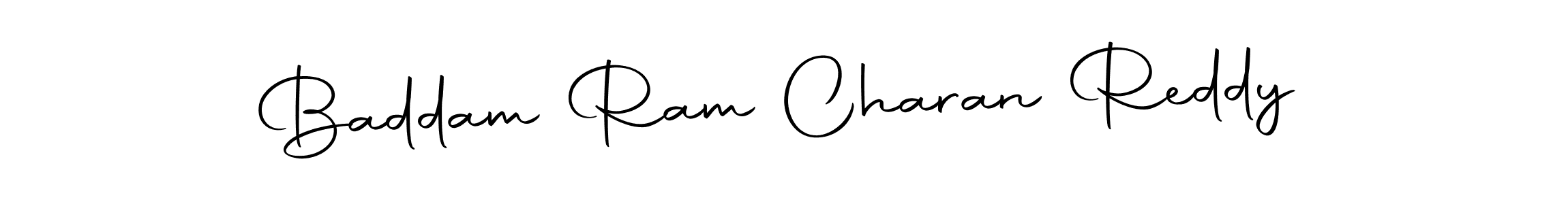 Design your own signature with our free online signature maker. With this signature software, you can create a handwritten (Autography-DOLnW) signature for name Baddam Ram Charan Reddy. Baddam Ram Charan Reddy signature style 10 images and pictures png