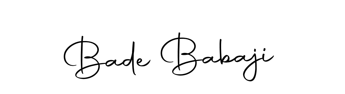 Make a beautiful signature design for name Bade Babaji. With this signature (Autography-DOLnW) style, you can create a handwritten signature for free. Bade Babaji signature style 10 images and pictures png