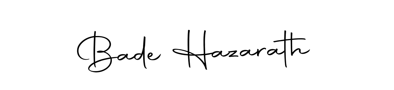 Make a beautiful signature design for name Bade Hazarath. With this signature (Autography-DOLnW) style, you can create a handwritten signature for free. Bade Hazarath signature style 10 images and pictures png