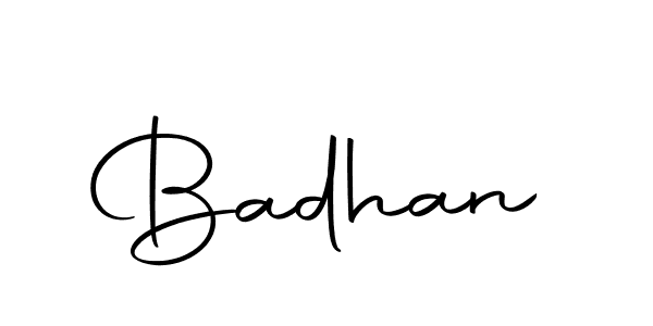 How to make Badhan signature? Autography-DOLnW is a professional autograph style. Create handwritten signature for Badhan name. Badhan signature style 10 images and pictures png