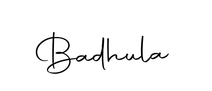 How to make Badhula signature? Autography-DOLnW is a professional autograph style. Create handwritten signature for Badhula name. Badhula signature style 10 images and pictures png