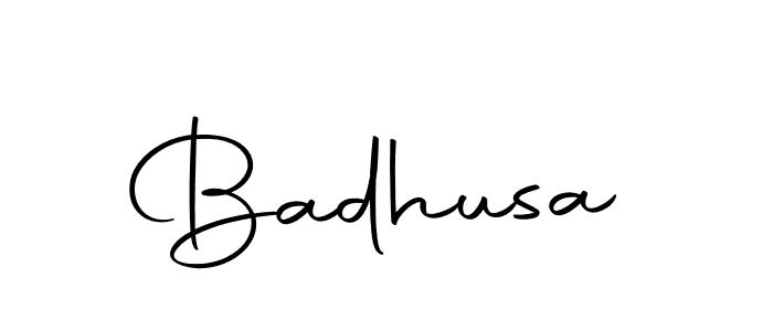 Badhusa stylish signature style. Best Handwritten Sign (Autography-DOLnW) for my name. Handwritten Signature Collection Ideas for my name Badhusa. Badhusa signature style 10 images and pictures png