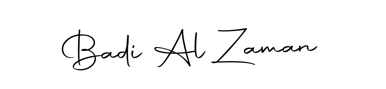 Badi Al Zaman stylish signature style. Best Handwritten Sign (Autography-DOLnW) for my name. Handwritten Signature Collection Ideas for my name Badi Al Zaman. Badi Al Zaman signature style 10 images and pictures png