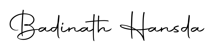 Turn your name Badinath Hansda into a signature brand with Autography-DOLnW styling. Download in standard PNG or transparent format anytime. Badinath Hansda signature style 10 images and pictures png