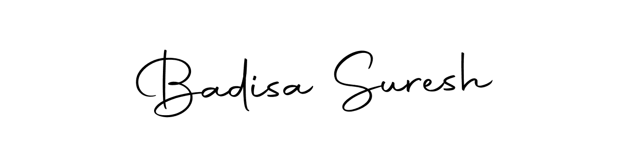 Similarly Autography-DOLnW is the best handwritten signature design. Signature creator online .You can use it as an online autograph creator for name Badisa Suresh. Badisa Suresh signature style 10 images and pictures png