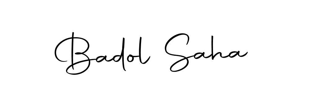 Also we have Badol Saha name is the best signature style. Create professional handwritten signature collection using Autography-DOLnW autograph style. Badol Saha signature style 10 images and pictures png