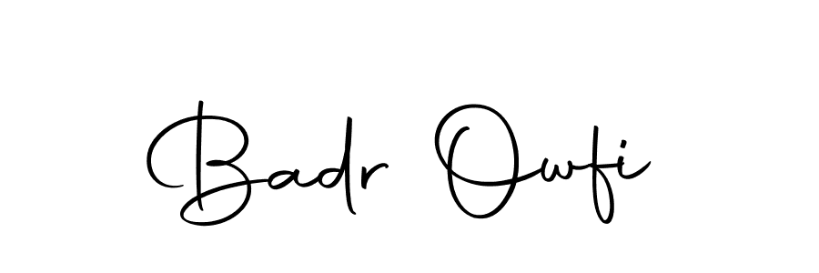 Here are the top 10 professional signature styles for the name Badr Owfi. These are the best autograph styles you can use for your name. Badr Owfi signature style 10 images and pictures png