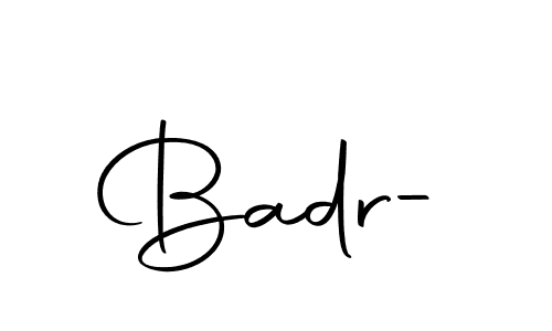 Make a beautiful signature design for name Badr-. Use this online signature maker to create a handwritten signature for free. Badr- signature style 10 images and pictures png