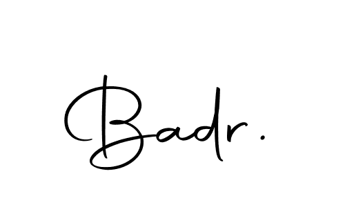 Check out images of Autograph of Badr. name. Actor Badr. Signature Style. Autography-DOLnW is a professional sign style online. Badr. signature style 10 images and pictures png